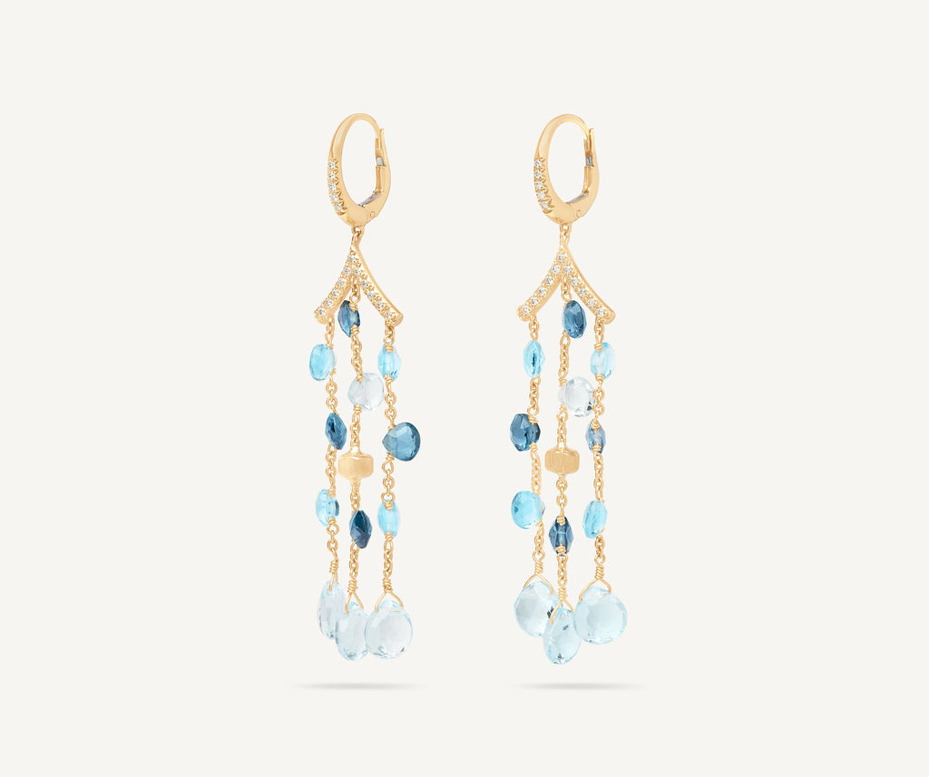PARADISE 18K Yellow Gold Mixed Topaz Three-Strand Chandelier Earrings OB1845-MB_TP01_Y_02