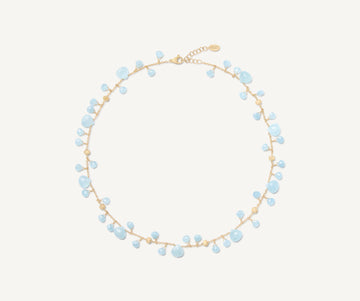 PARADISE 18K Yellow Gold Single-Strand Aquamarine Necklace CB2584-E_AQ01_Y_02