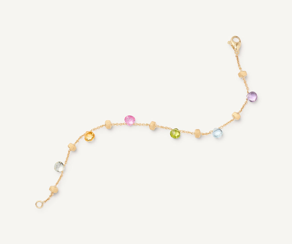 PARADISE 18K Yellow Gold Single-Strand Gemstone Bracelet BB765_MIX01_Y_02
