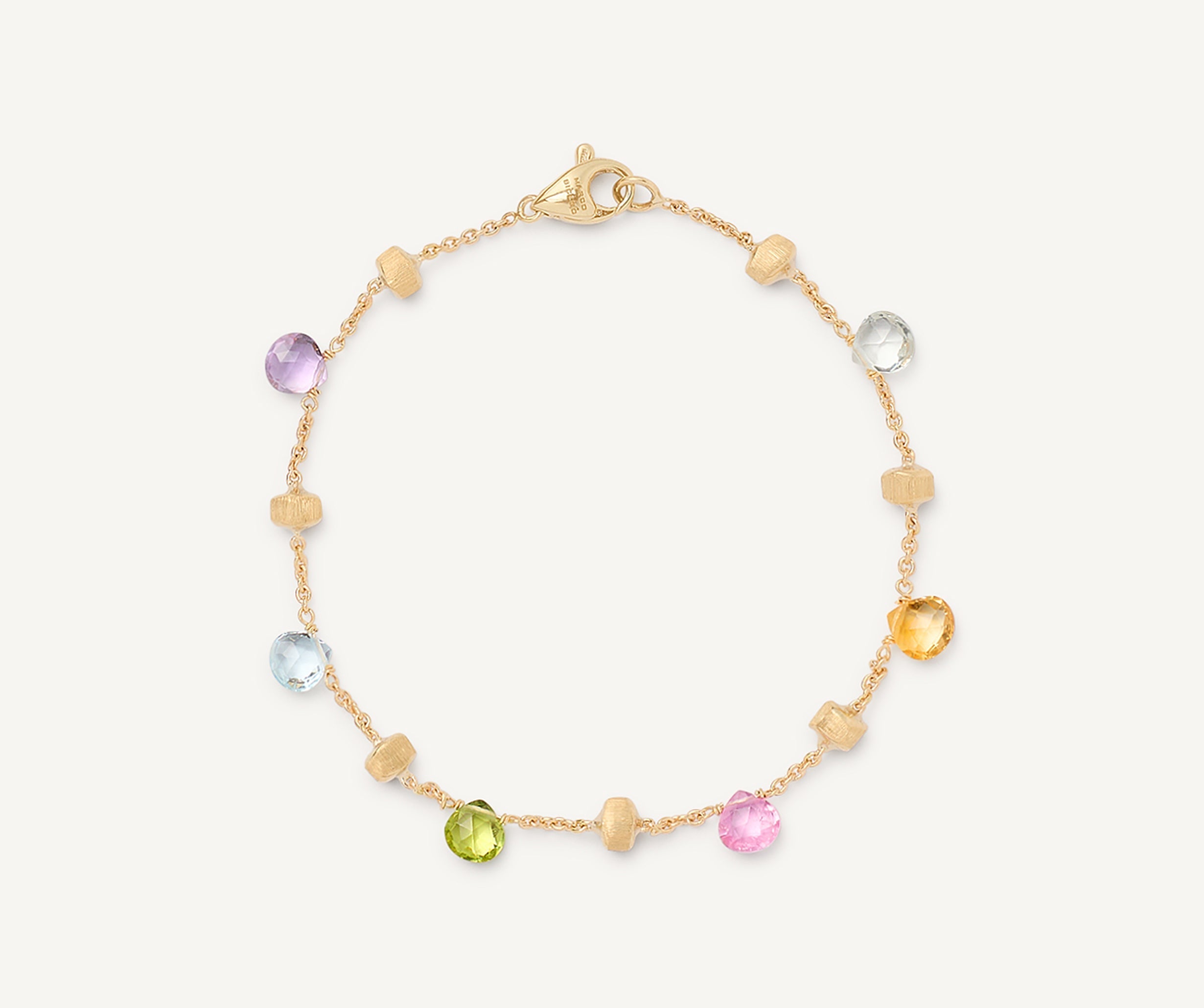 18K Yellow Gold Single-Strand Gemstone Bracelet – Marco Bicego