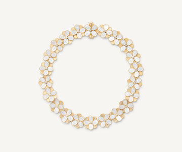 PETALI 18K Yellow Gold Collar Necklace with Mother of Pearl and Diamonds CB2796-SMPW_B5_Y_02