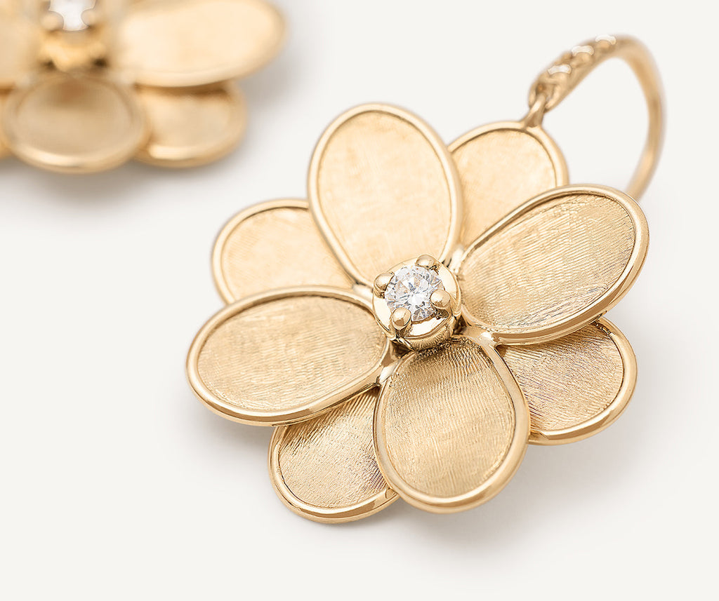 PETALI 18K Yellow Gold Flower Drop Earrings with Diamonds OB1678-AB_B_Y_02