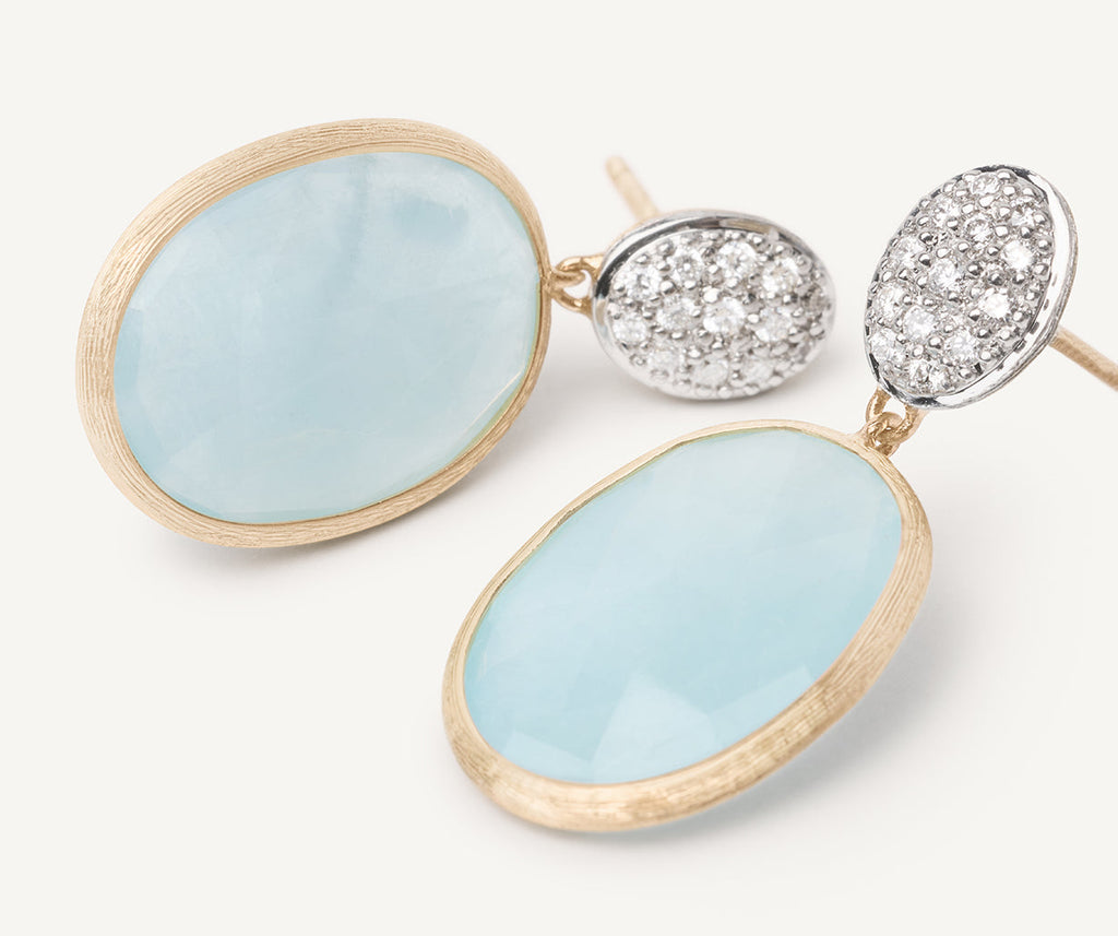 SIVIGLIA 18K Yellow Gold Aquamarine & Diamond Drop Earrings OB1799-B_AQ01_YW_Q6