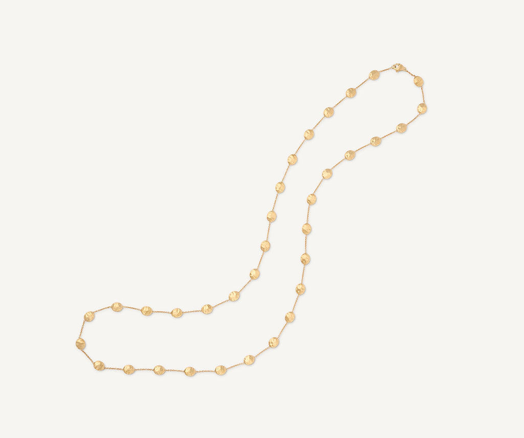 SIVIGLIA 18K Yellow Gold Large Bean Long Necklace CB1624__Y_02