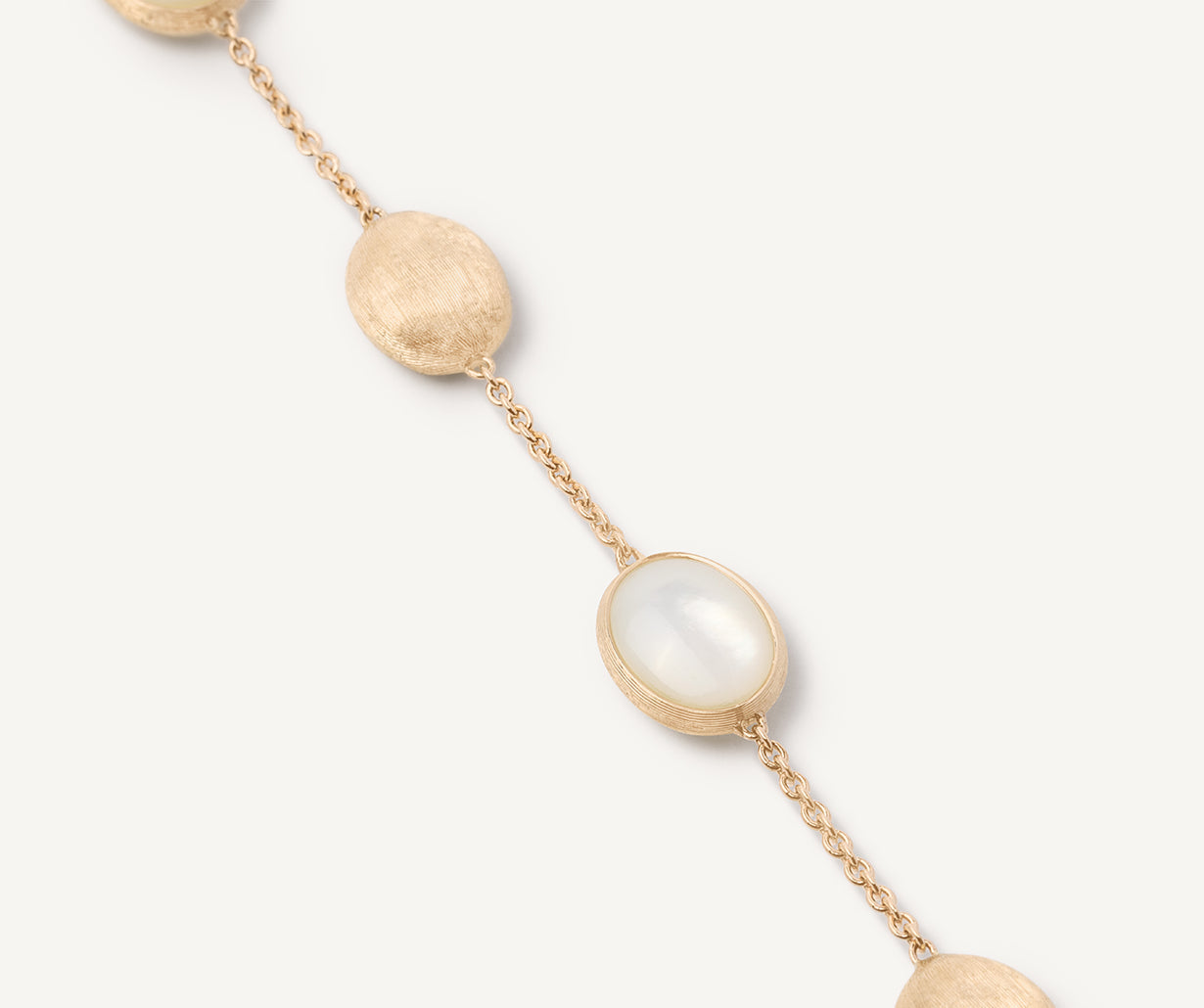 18K Yellow Gold Bracelet with Mother of Pearl | Siviglia