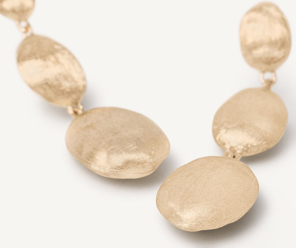 SIVIGLIA 18K Yellow Gold Oval Gold Drop Earrings OB1694__Y_02