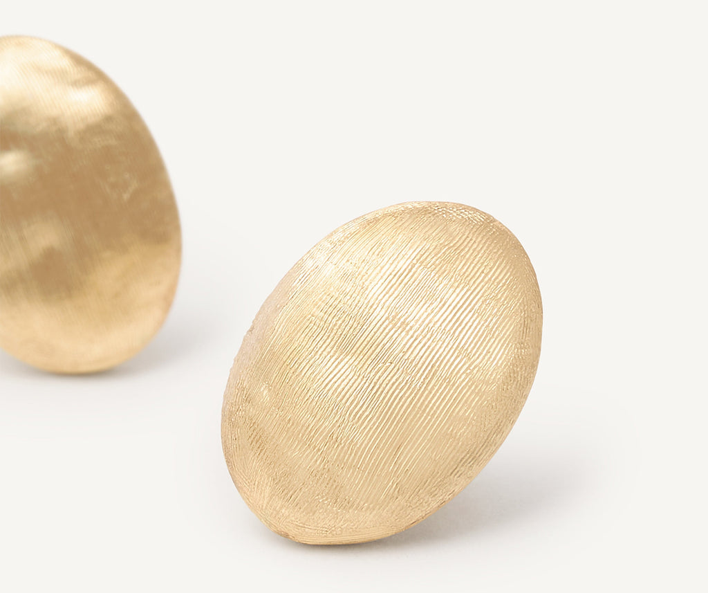 SIVIGLIA 18K Yellow Gold Oval Stud Earrings OB1691__Y_02