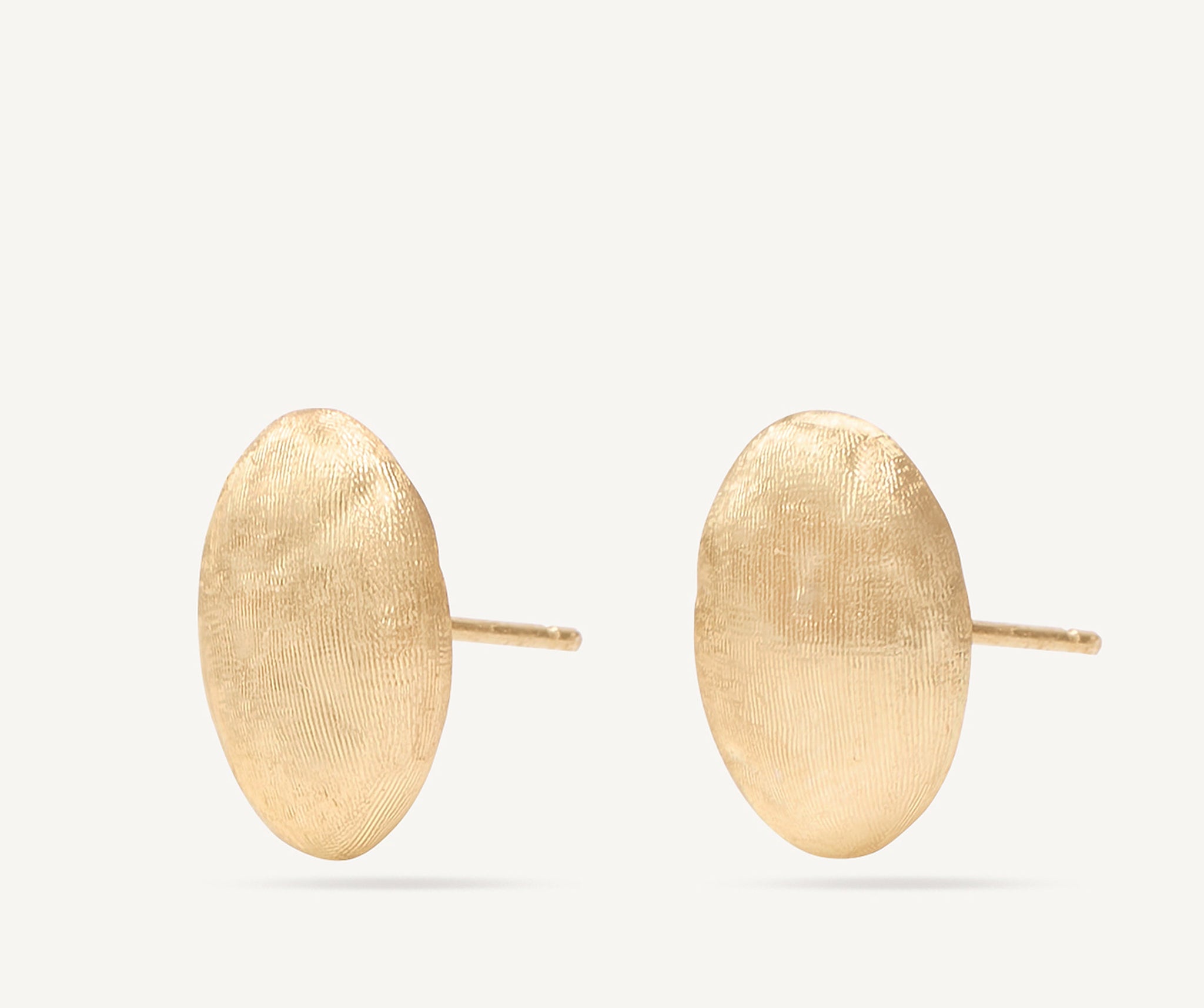 18K Yellow Gold Oval Stud Earrings – Marco Bicego
