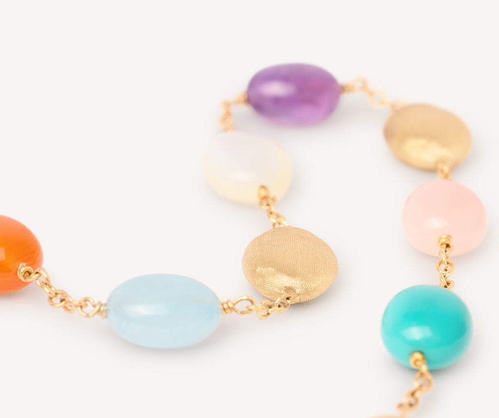 SIVIGLIA 18K Yellow Gold Siviglia Color Mixed Stone Bracelet BB2769_MIX_Y_02