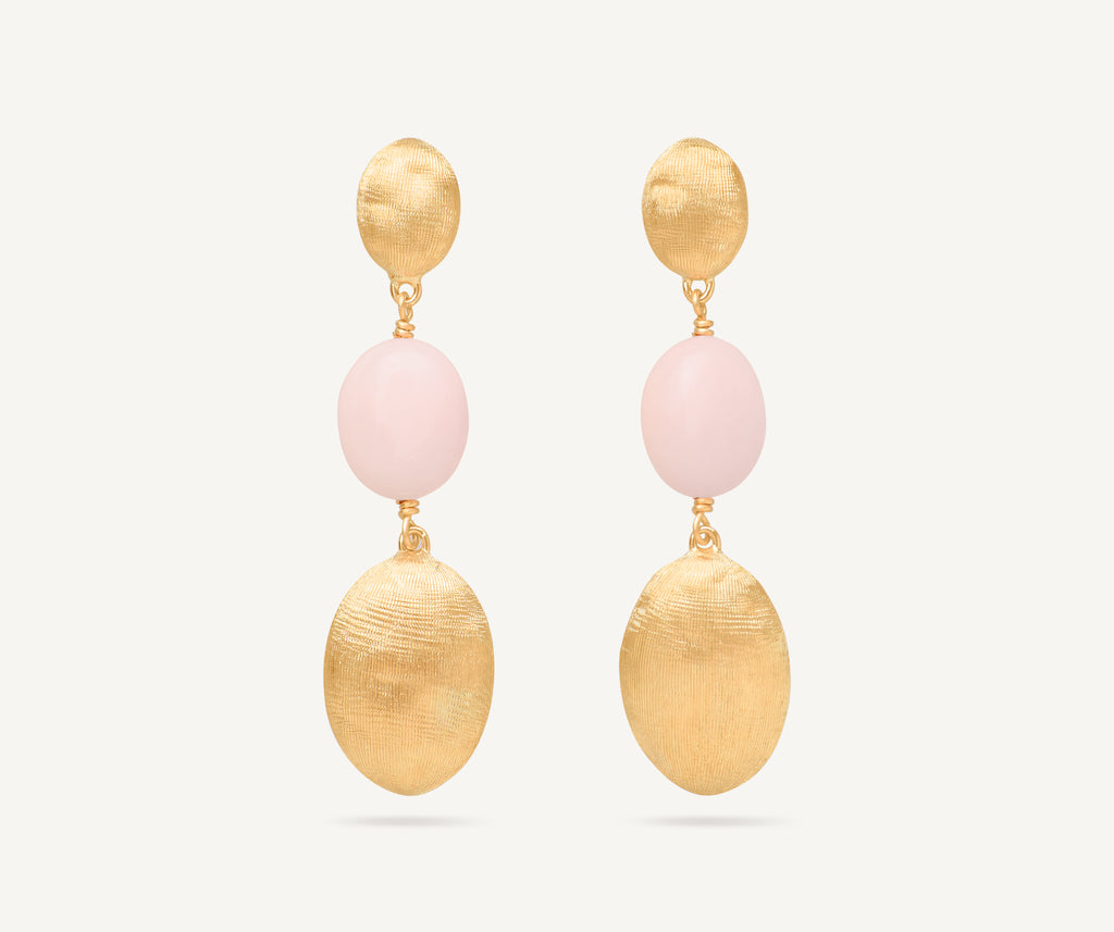 SIVIGLIA 18K Yellow Gold Siviglia Color Opal Three Drop Earring OB1857_OP01_Y_02