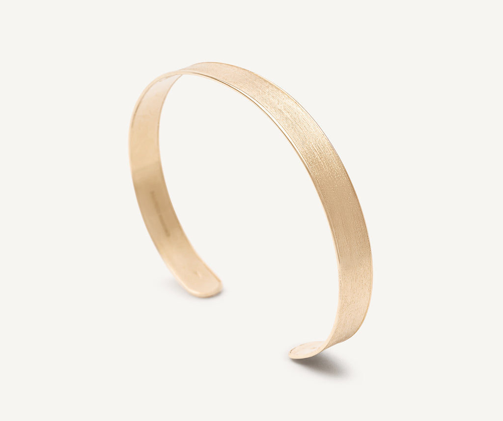 UOMO 18K Yellow Gold Unisex Bangle, Large Width SBU2__Y_02