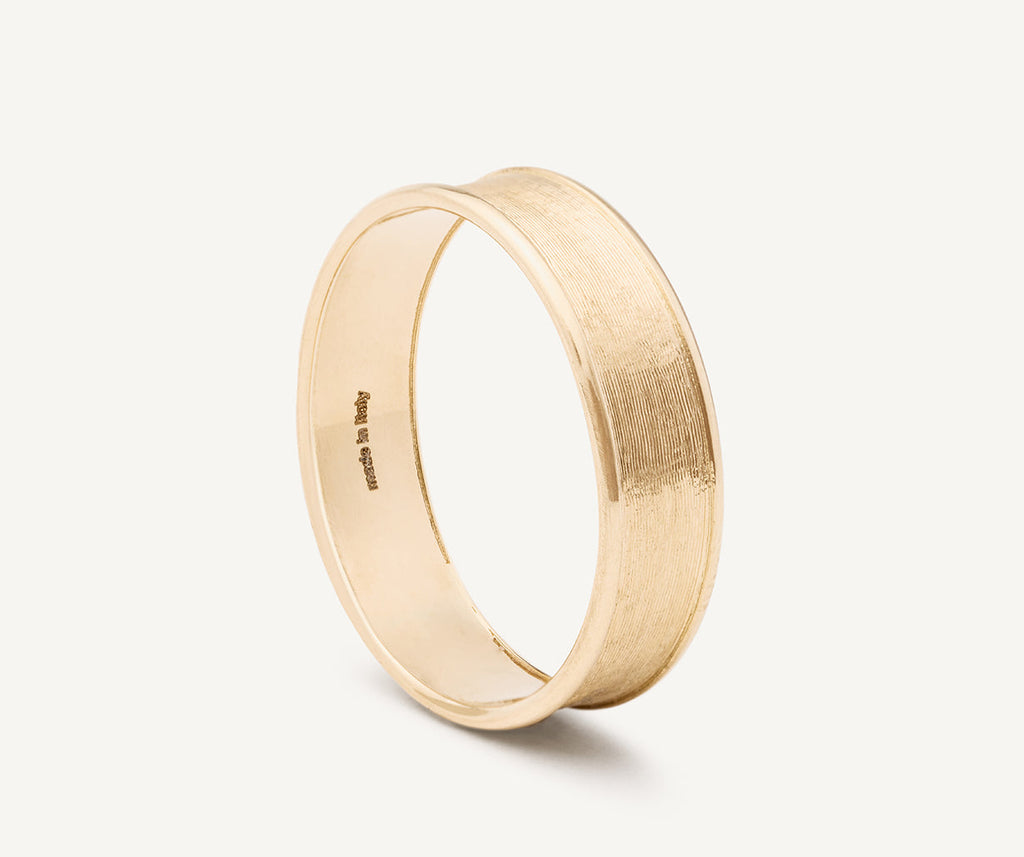 UOMO 18K Yellow Gold Unisex Stackable Ring